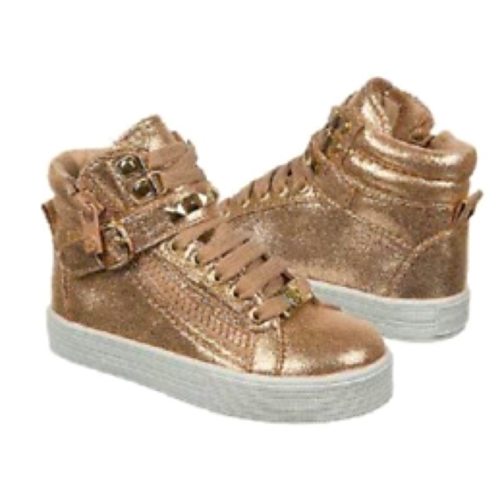 MICHAEL KORS - GIRL IVY RORY METALLIC SNEAKERS
